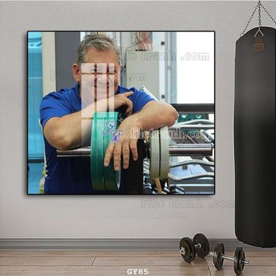 File tranh File tranh treo phòng gym GYM85 (ảnh gốc) in trần xuyên sáng