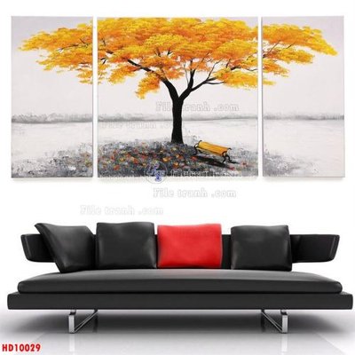 Hình ảnh file gốc in trần nhà File tranh bộ hiện đại HD10029