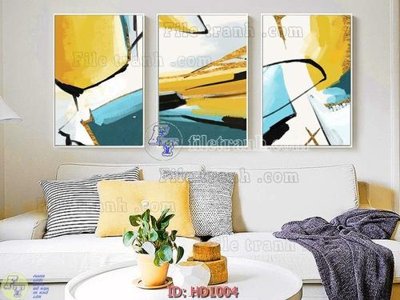 File tranh gốc File tranh hiện đại HD1004 (bản quyền) file PSD