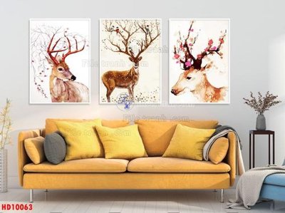 File gốc File tranh bộ hiện đại HD10063 (chuẩn CMYK) cho nhà in