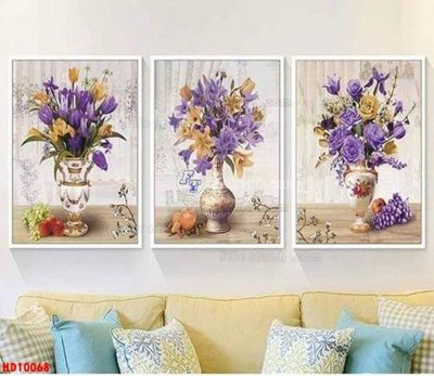 File tranh in trần 3D File tranh bộ hiện đại HD10068 (ảnh gốc)