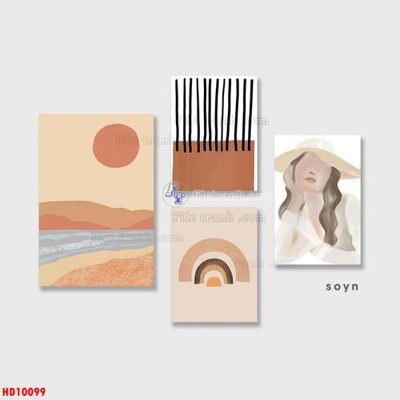 File in trần File tranh bộ hiện đại HD10099 (bản gốc) trời sao