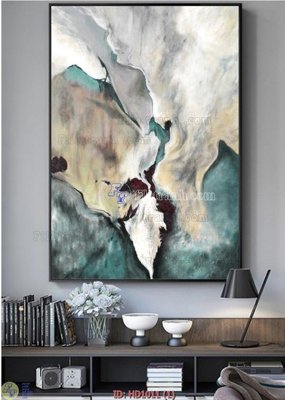 Download file gốc File tranh hiện đại HD1011 (in lụa) hoa lá