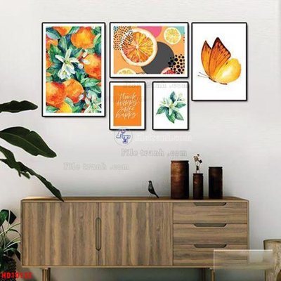 File gốc File tranh bộ hiện đại HD10135 (cho in ấn) từ kho Filetranh