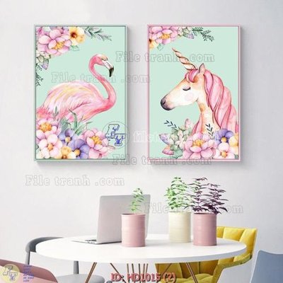 File gốc File tranh hiện đại HD1015 (cho in UV) siêu nét