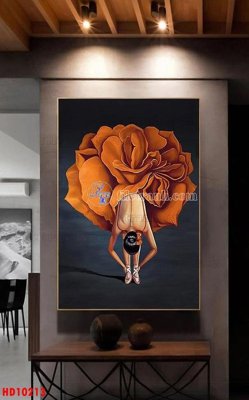 File ảnh File tranh bộ hiện đại HD10213 (gốc) in decal dán tường