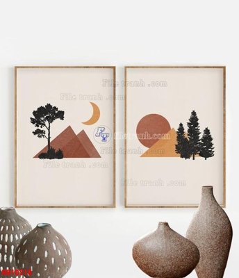 File tranh File tranh bộ hiện đại HD10218 (ảnh gốc) chi tiết rõ ràng