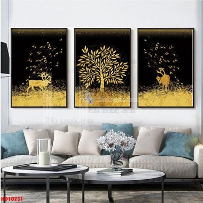 File gốc File tranh bộ hiện đại HD10231 (phong cách) tối giản