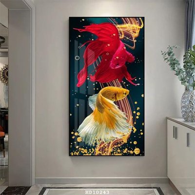 File tranh File tranh hiện đại pha lê gương HD10243 (gốc) in film