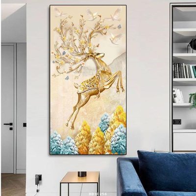 File in trần File tranh hiện đại pha lê gương HD10256 (bản gốc) trời sao