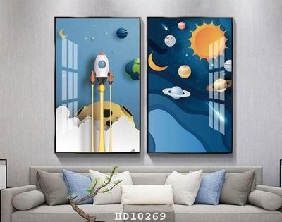 File gốc File tranh hiện đại pha lê gương HD10269 (in tráng gương) sang trọng