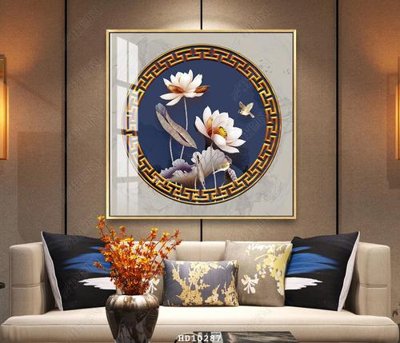 File gốc File tranh hiện đại pha lê gương HD10287 (in mica) cắt laser