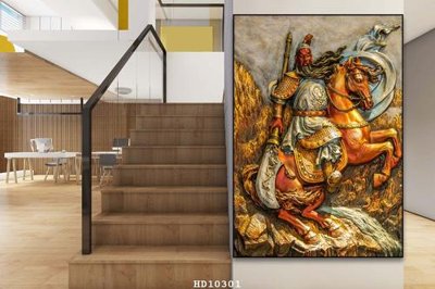 File tranh File tranh hiện đại pha lê gương HD10301 (gốc) in film