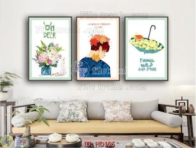 Tải file PSD File tranh hiện đại HD106 (nguyên layer) để in