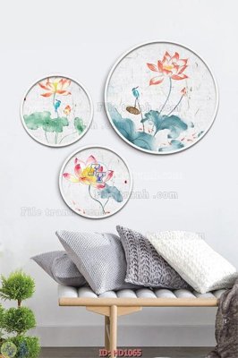 File gốc File tranh hiện đại HD1065 (in tráng gương) nghệ thuật