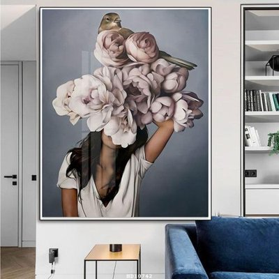 File gốc File tranh treo hiện đại HD10742 (in mica) làm quà tặng