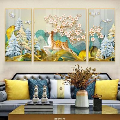 Cung cấp file tranh gốc File tranh treo hiện đại HD10778 độc quyền