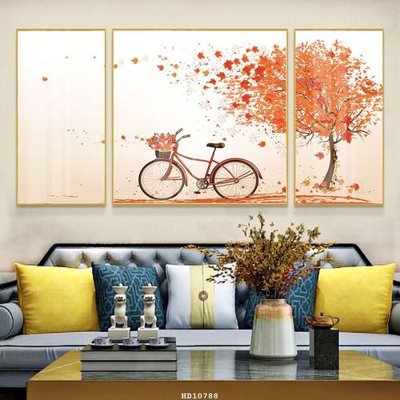 File gốc File tranh treo hiện đại HD10788 (in lụa) tranh thuận buồm