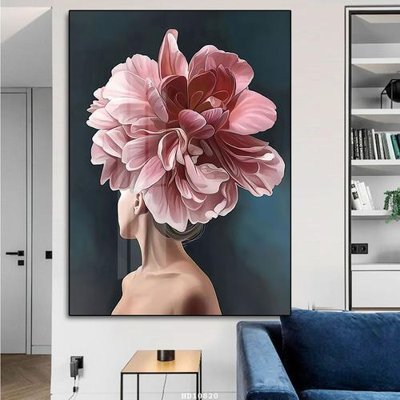 File in trần File tranh treo hiện đại HD10820 (file gốc) hoa văn 3D