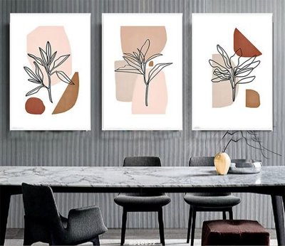 File ảnh File tranh treo hiện đại HD10852 (gốc) cho trang trí nhà hàng