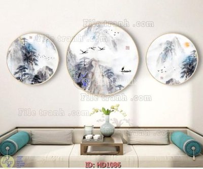 File in ấn cao cấp File tranh hiện đại HD1086 (file gốc)