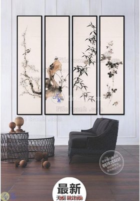 File tranh File tranh hiện đại HD1104 (ảnh gốc) in trần nhà