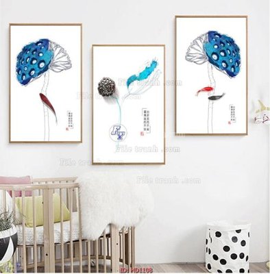 Tải file tranh gốc File tranh hiện đại HD1108 chất lượng cao