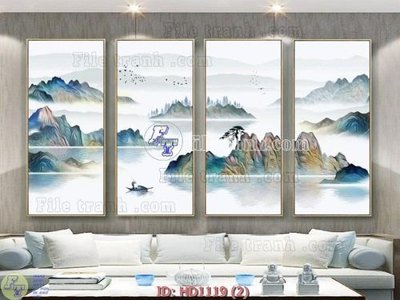 File tranh gốc File tranh hiện đại HD1119 (bản đẹp) độc quyền