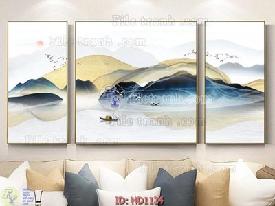 File tranh in trần File tranh hiện đại HD1124 (ảnh gốc siêu nét)