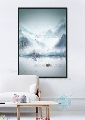 File tranh gốc PSD File tranh hiện đại HD1142 còn nguyên layer