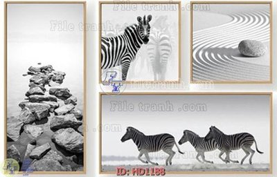 File PSD File tranh hiện đại HD1188 (gốc) tách lớp chi tiết