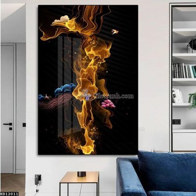 Tải file File tranh hiện đại pha lê gương HD12011 (ảnh gốc) file AI/EPS