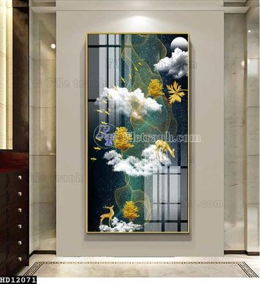 Download file tranh PSD File tranh hiện đại pha lê gương HD12071 để chỉnh sửa