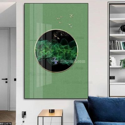 File gốc File tranh hiện đại pha lê gương HD12076 (in mica) làm quà tặng