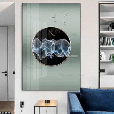 File PSD File tranh hiện đại pha lê gương HD12079 (chất lượng in ấn)