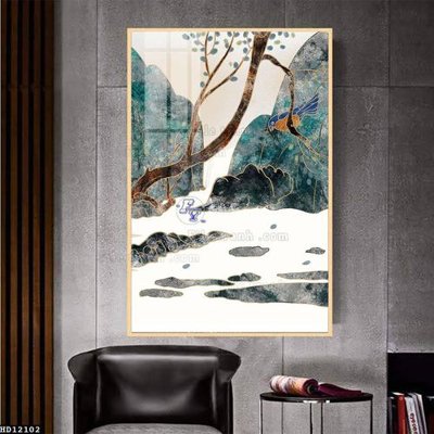 Mua file gốc File tranh hiện đại pha lê gương HD12102 (in ấn) tại Filetranh.com