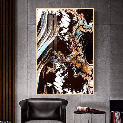 Ảnh mô tả file gốc in mica File tranh hiện đại pha lê gương HD12112