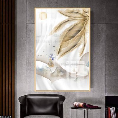 File gốc File tranh hiện đại pha lê gương HD12123 (in lụa) cao cấp