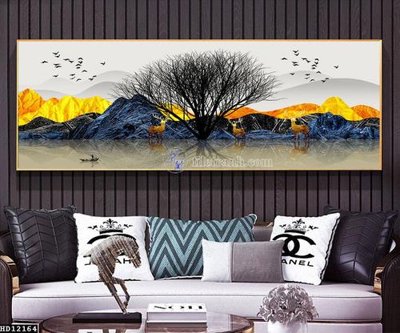 Mua file gốc File tranh hiện đại pha lê gương HD12164 (in ấn) tại Filetranh.com