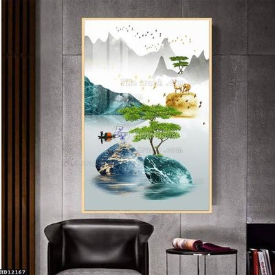 Download file File tranh hiện đại pha lê gương HD12167 (chất lượng in ấn)