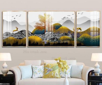 Tệp tin gốc File tranh hiện đại pha lê gương HD12244 (dùng cho in) File tranh hiện đại pha lê gương HD12244