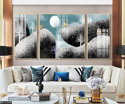 File tranh File tranh hiện đại pha lê gương HD12266 (bản gốc) treo tường