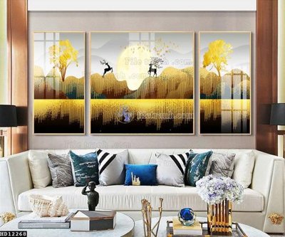 File in ấn chuyên nghiệp File tranh hiện đại pha lê gương HD12268 (file gốc)