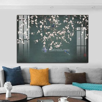 Tải file File tranh hiện đại pha lê gương HD12319 (gốc) làm tranh trang trí