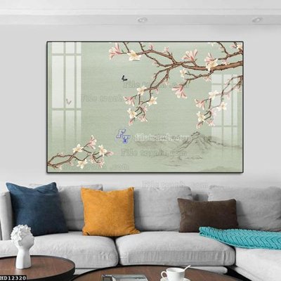 File tranh in mica File tranh hiện đại pha lê gương HD12320 (độ phân giải cao)