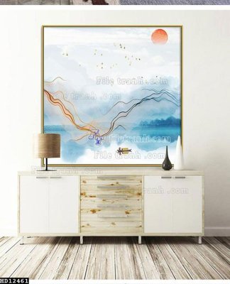 File gốc File tranh hiện đại pha lê gương HD12461 (PNG) trong suốt (transparent)