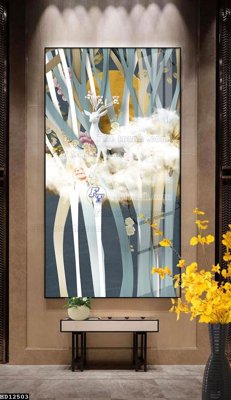 File in mica File tranh hiện đại pha lê gương HD12503 (ảnh gốc) đẹp