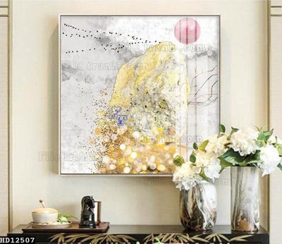 Tải file gốc File tranh hiện đại pha lê gương HD12507 (bản PSD) chỉnh sửa được