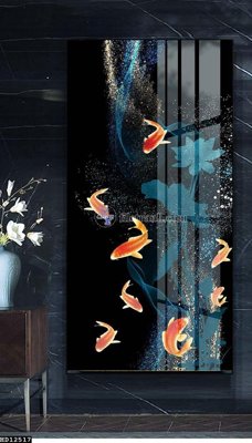 Tải file File tranh hiện đại pha lê gương HD12517 (gốc) làm tranh treo tường