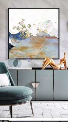 Tải về hình ảnh gốc File tranh hiện đại pha lê gương HD12526 sắc nét